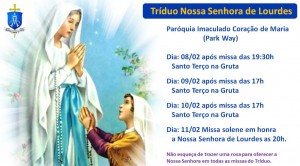 Tríduo a Nossa Senhora de Lourdes