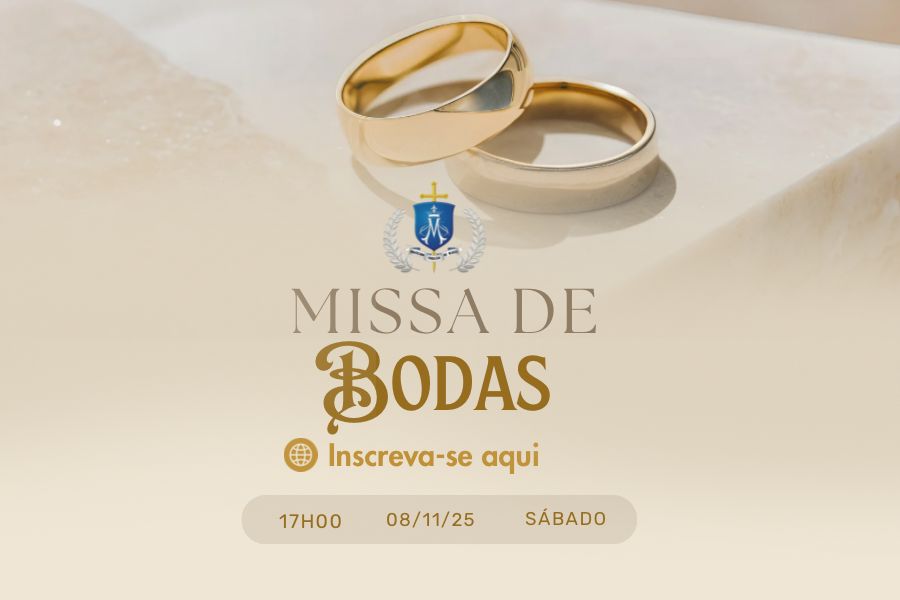 Missa de Bodas 2025 – Inscreva-se aqui!