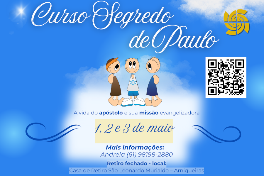 Inscrições abertas para o retiro “Segredo de Paulo”