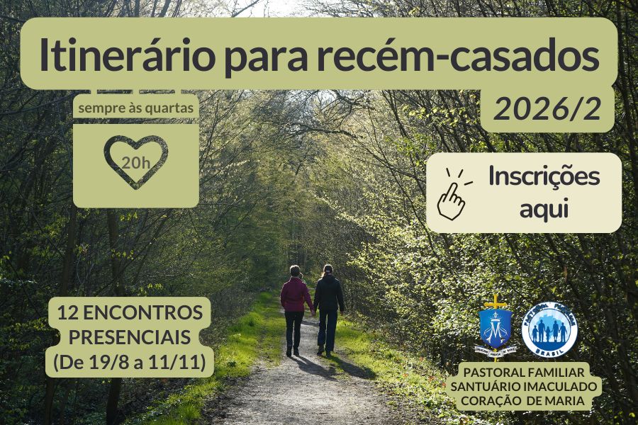 Fortaleça seu matrimônio desde o início. Inscreva-se aqui!
